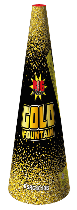 Gold Fountain 13 Inch - The Big Show Fireworks