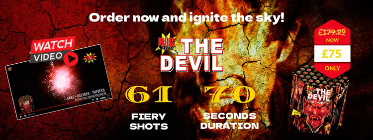 The Devil 61 shot fireworks