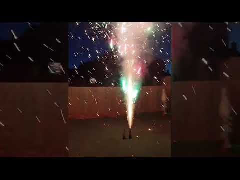 Gold Eruption Fountain Firework