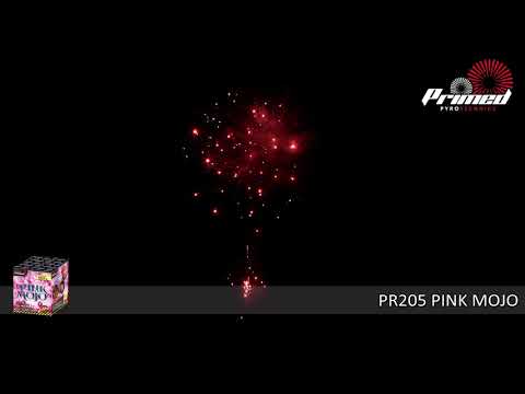 Pink Mojo 25 shot firework