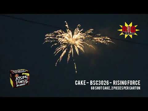 Rising Force 68 shot firework
